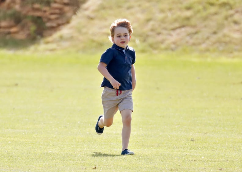 Prince George at the Beaufort Polo Club in June 2018