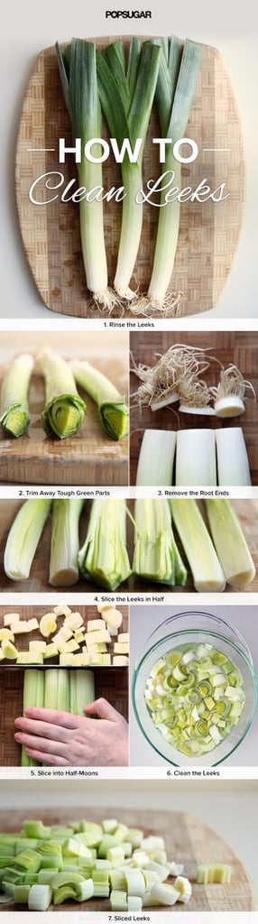 Get the technique: how to clean leeks