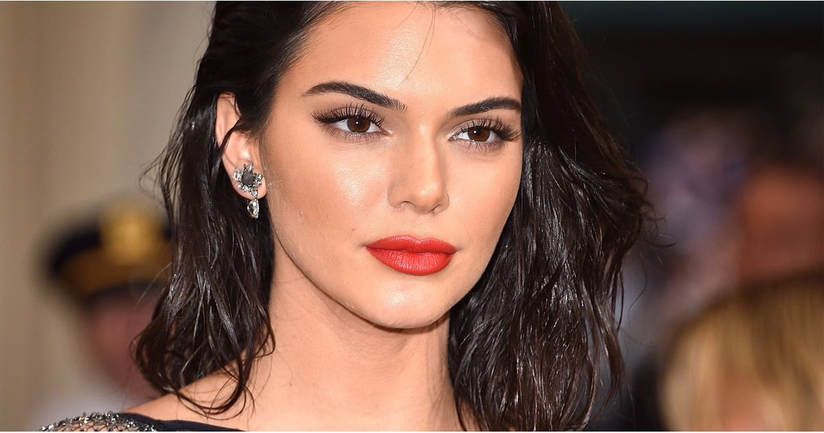 Kendall Jenners Makeup And Lipstick At The Met Gala 2017 Popsugar Beauty