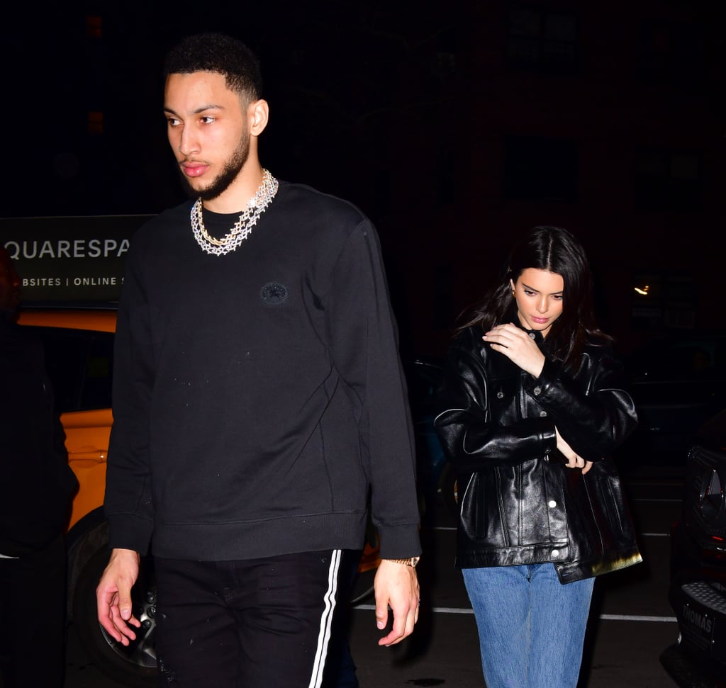 Kendall Jenner Fuzzy Heels Ben Simmons Feb. 2019