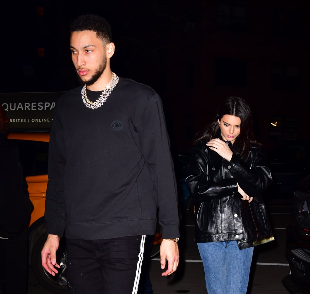 Kendall Jenner in Fuzzy Heels With Ben Simmons February 2019 | POPSUGAR ...