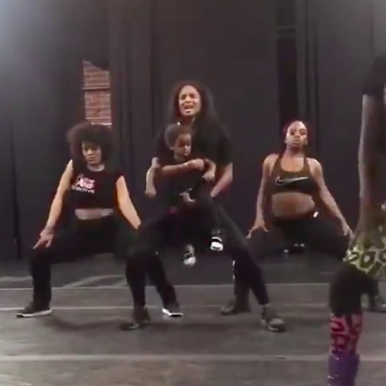 Ciara Dancing With Daughter During Rehearsals