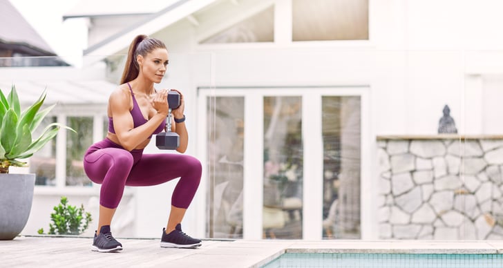 Premium Photo  Woman Sweating it Out with Powerful Gym Exercise