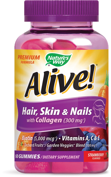 Alive! Hair, Skin & Nails Premium Gummies