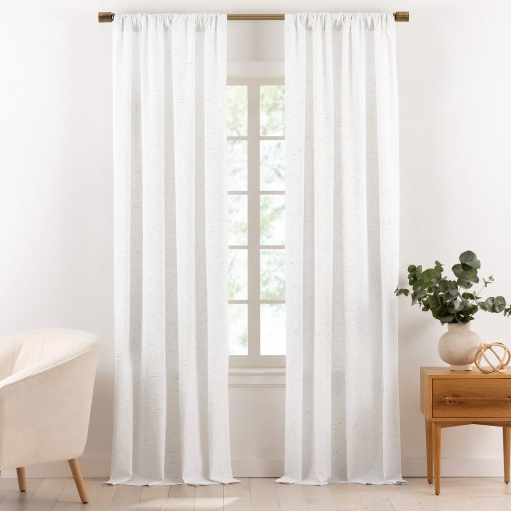 Gap Home Multi-Nep Organic Cotton Window Light Filtering Curtain