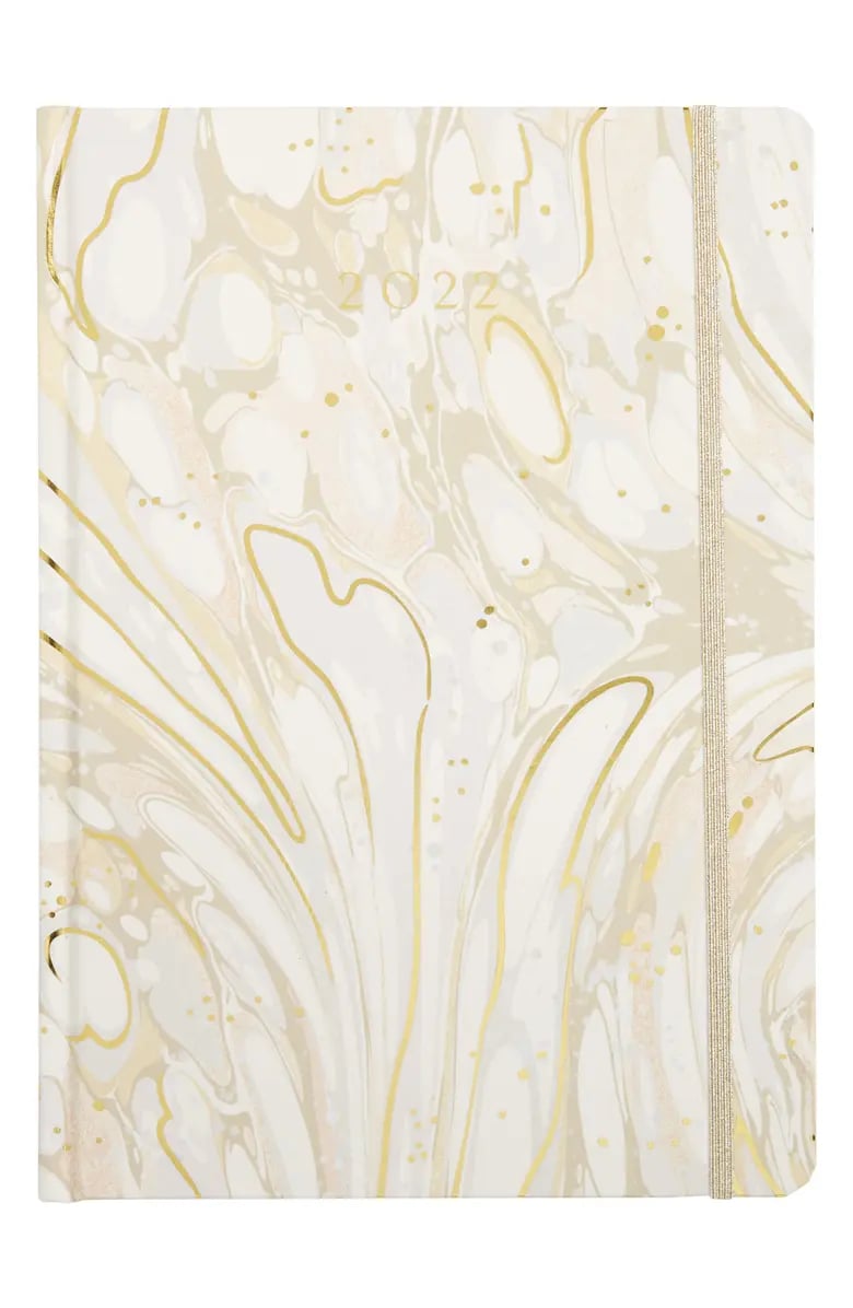 For the Scheduler: Paper Source Gold Marble Page-a-Day Planner