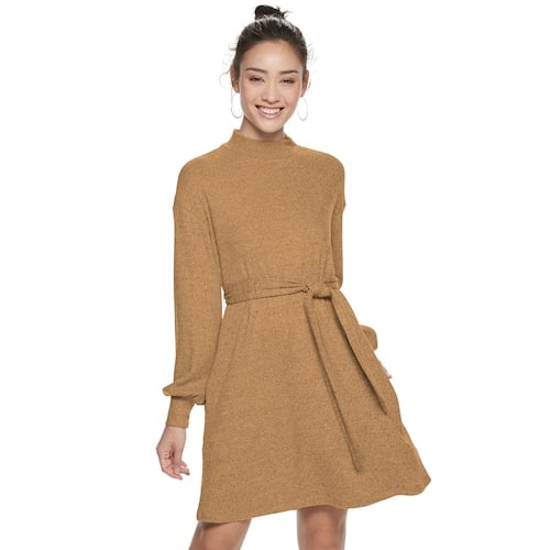 POPSUGAR Belted Cosy Dress