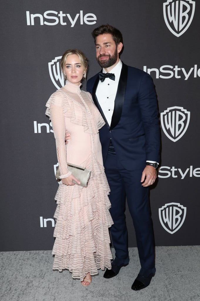 Emily Blunt and John Krasinski 2019 Golden Globes Pictures