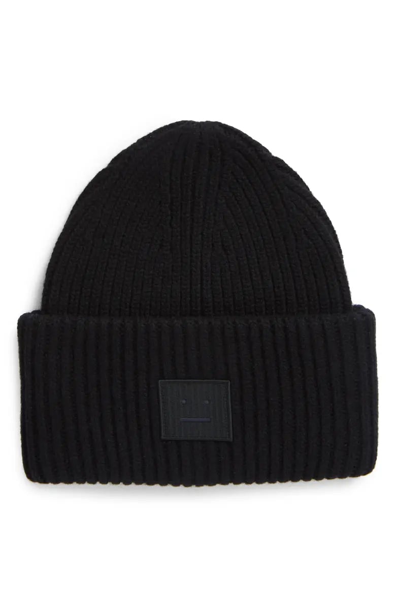 A Cool Hat: Acne Studios Face Patch Wool Beanie