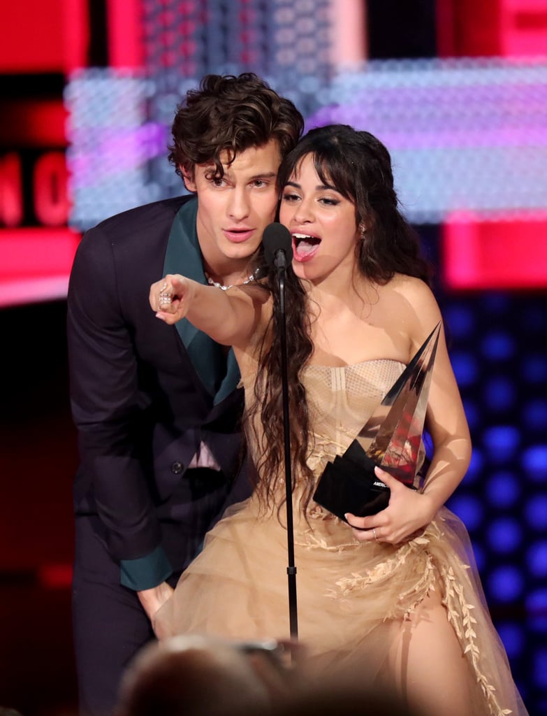 Camila Cabello and Shawn Mendes at the 2019 American Music Awards