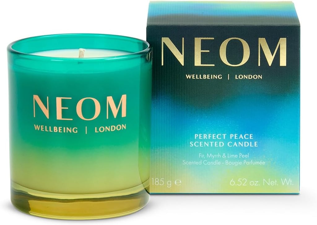 Neom Perfect Peace Candle ($45)
Neom is known for its essential oil-infused body-care products; one of our editors placed a Neom candle in her bedroom and fell in love with its soothing aroma. This one mixes fir, myrrh, and lime peel for a peaceful and relaxing scent.