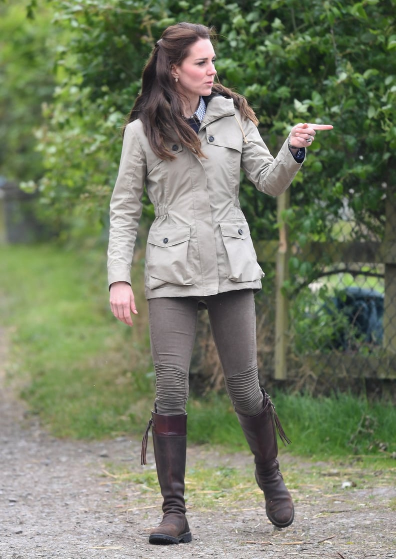 Kate Middleton Stayed Warm in Her Troy London Wax Parka