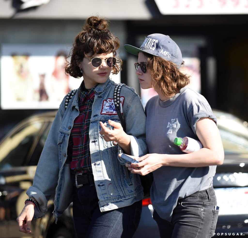 Kristen Stewart With Mystery Woman March 2016