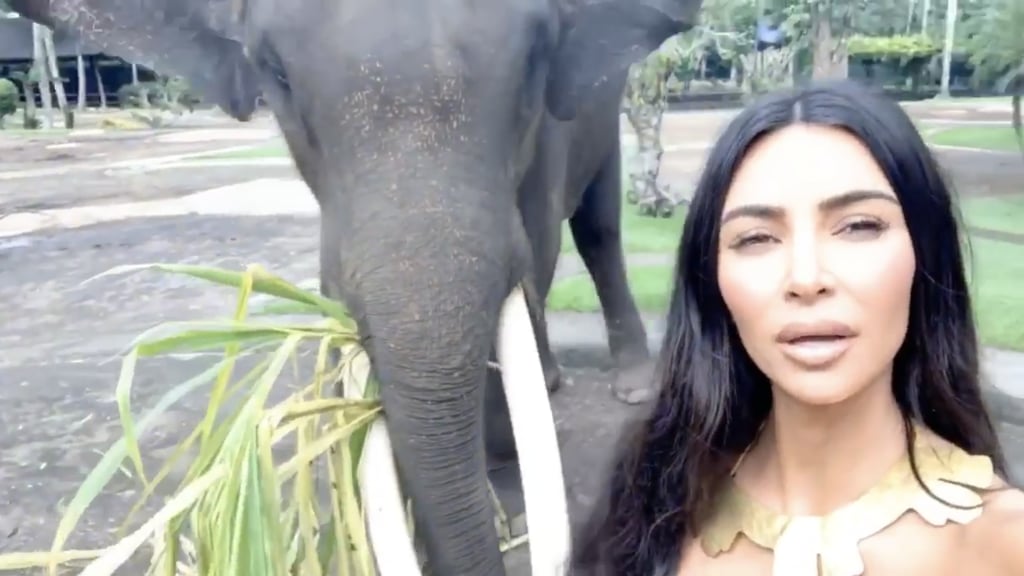 Kim Kardashian and Kanye West's Holiday Photos in Bali 2019