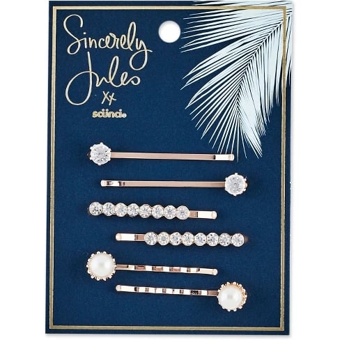 Sincerely Jules By Scunci Crystal And Pearl Bobby Pins Katy