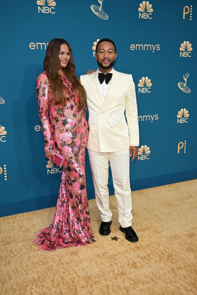 Chrissy Teigen and John Legend at the 2022 Emmys