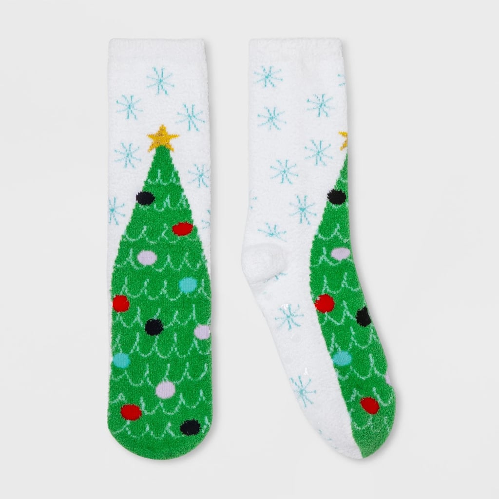 Women's Holiday Christmas Tree Casual Socks