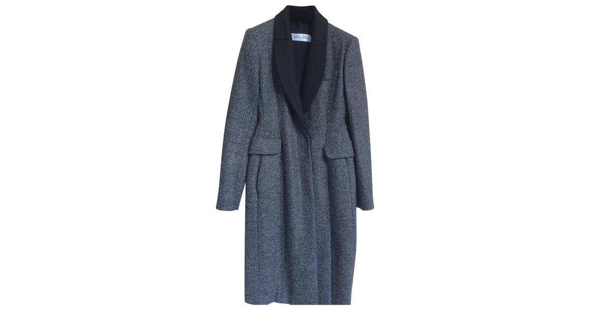 Christian Dior Gray Wool Coat ($2,957) | Olivia Palermo's Fall Outfits ...