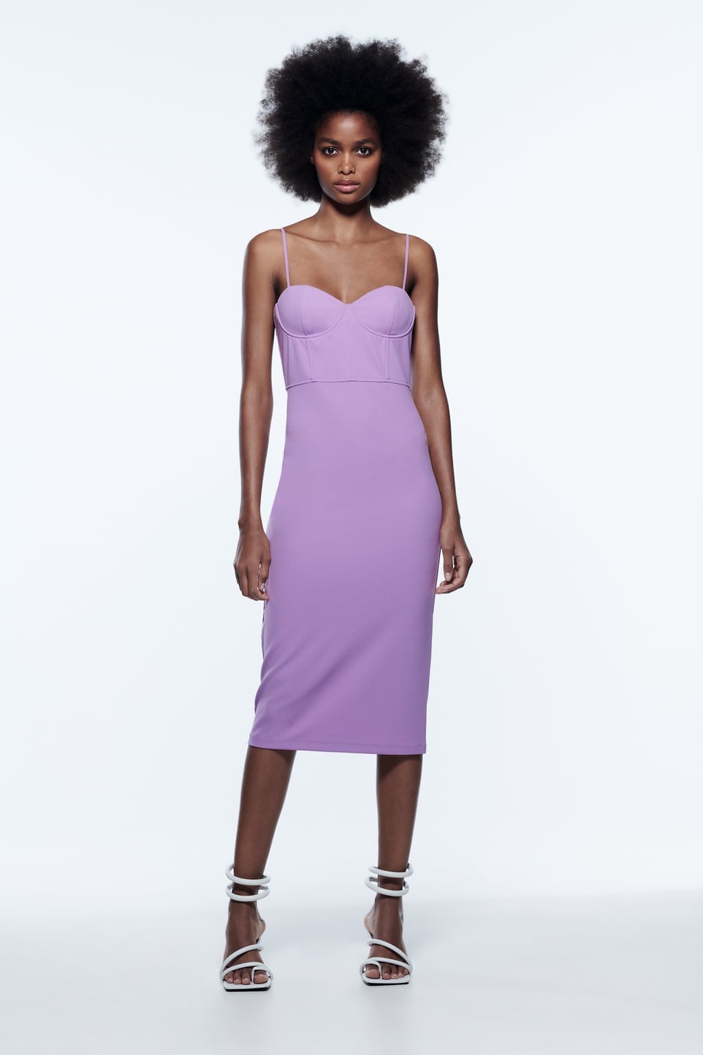 A Colourful Dress: Zara Corset Style Dress