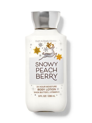 Bath & Body Works Snowy Peach Berry Super Smooth Body Lotion