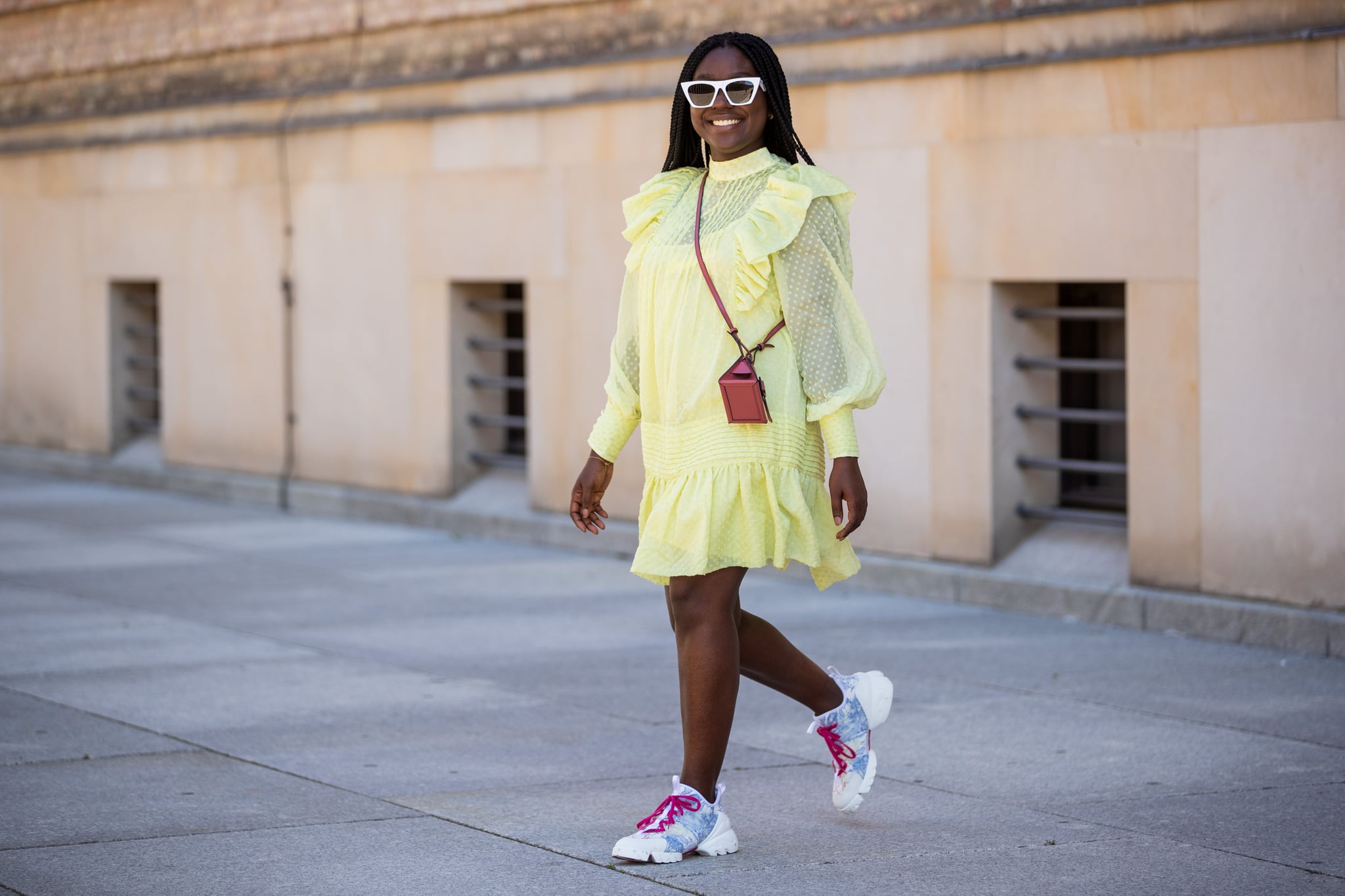 PUMA Colorblock Sneakers — 8 Cool Outfit Ideas For Colorful Tennis Shoes -  The Mom Edit