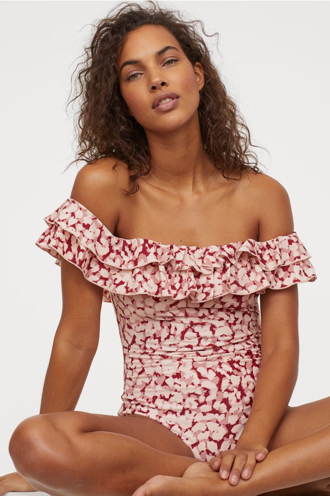 H&M Off-the-Shoulder Swimsuit