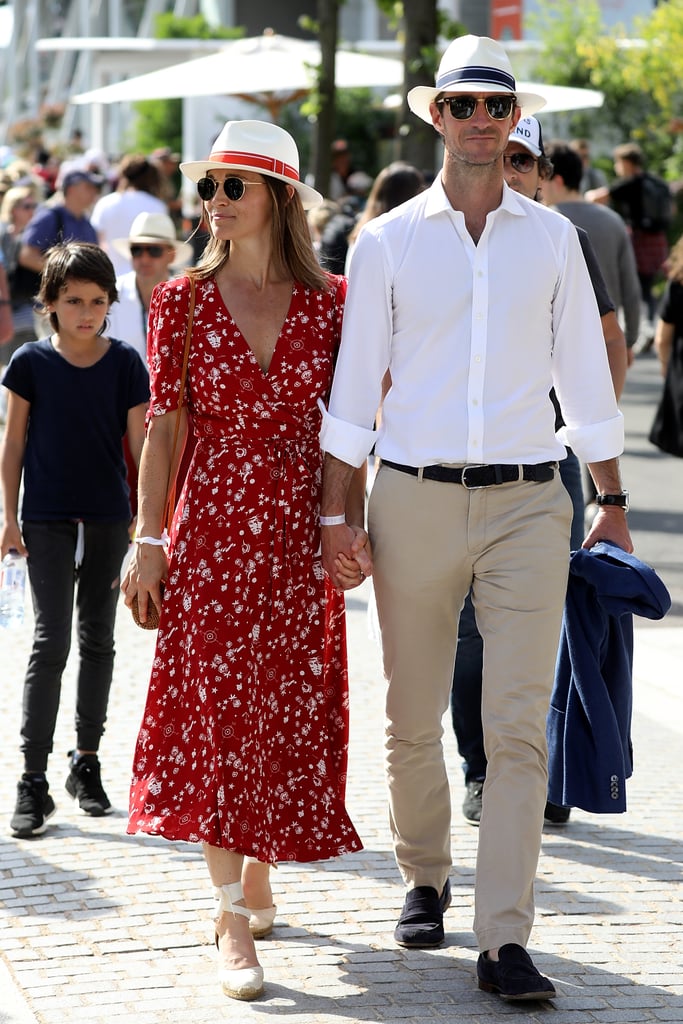 Pippa Middleton Red Ralph Lauren Dress