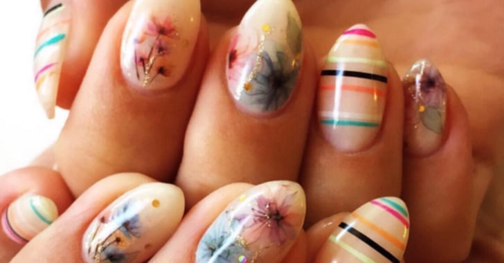 9. "Pastel Striped Nail Art for Summer" - wide 3