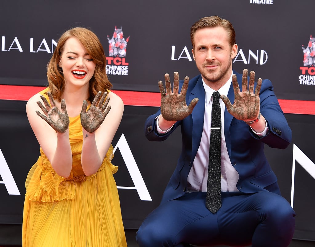 Ryan Gosling and Emma Stone at Hand and Footprint Ceremony