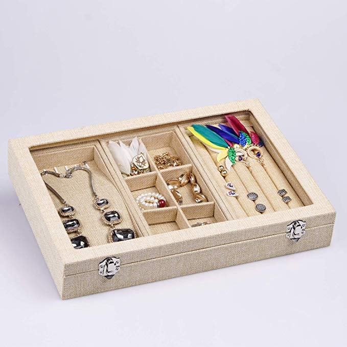 Stackable Jewelry Tray With Lid Best Jewelry Organizers POPSUGAR Family Photo 12