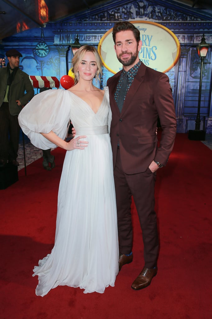 Emily Blunt and John Krasinski Mary Poppins Premiere Photos