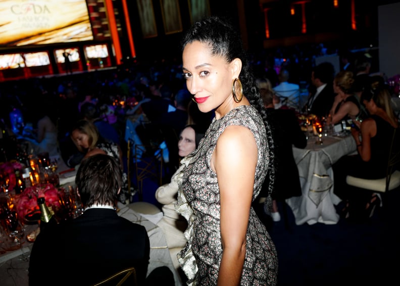 Tracee Ellis Ross's Perfect Updo and Earrings