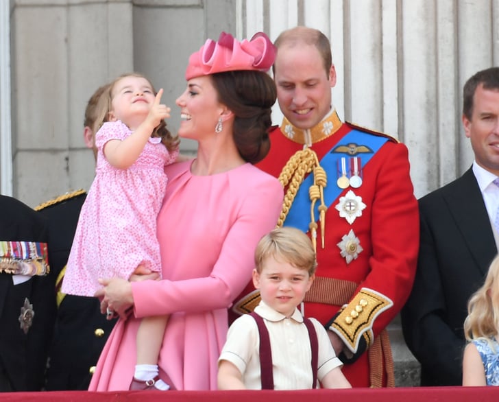 Prince George Princess Charlotte Trooping The Colour 2017 Popsugar Celebrity Photo 33