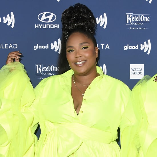 Lizzo's Matching Monochrome Yellow Eyeshadow and Nails