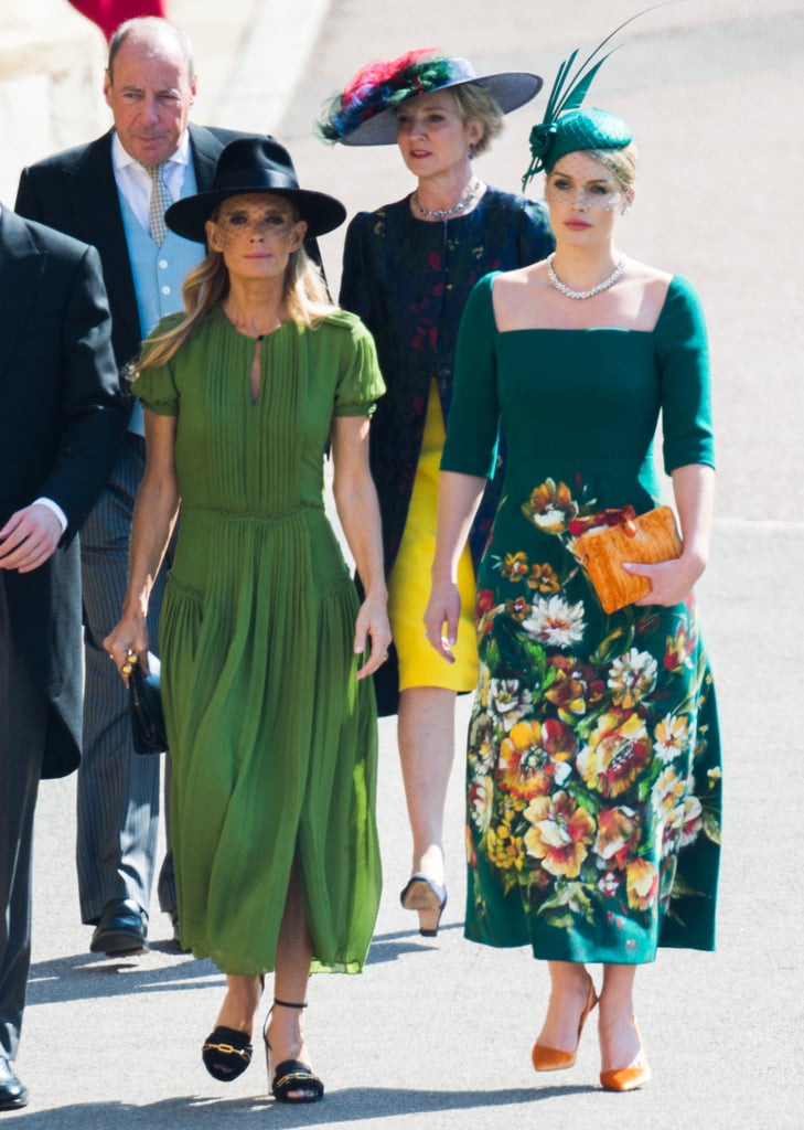 When she attended Prince Harry and Meghan Markle's wedding, Kitty wore a green Dolce & Gabbana dress with a matching hat.