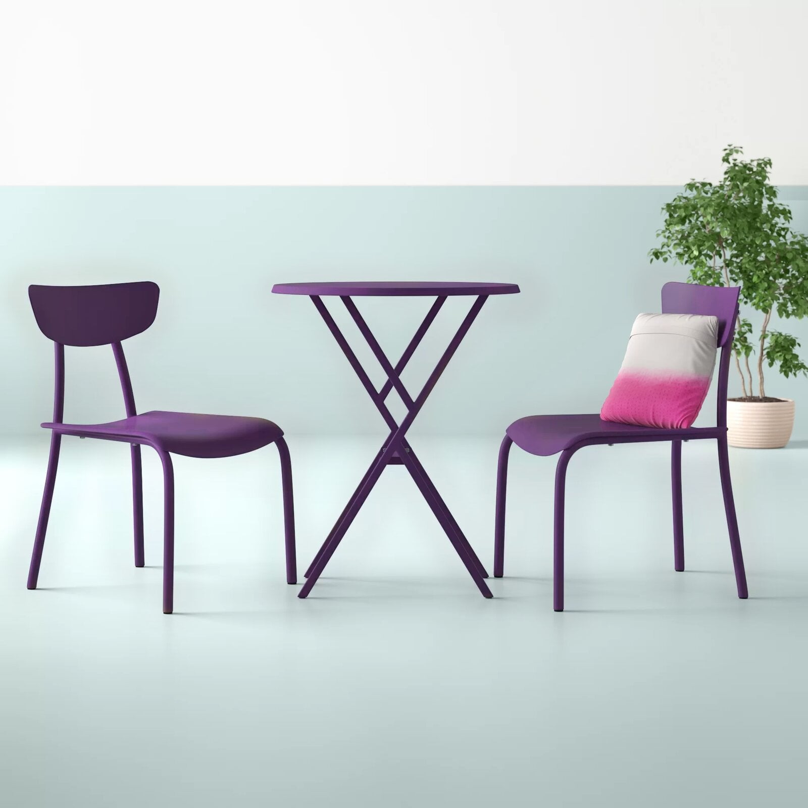 iron bistro patio set