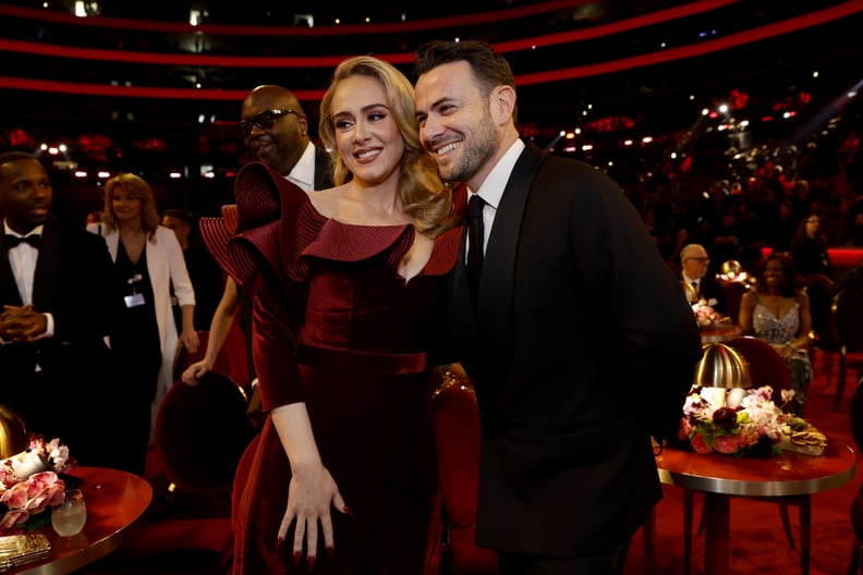 Adele and Ben Winston at the 2023 Grammys