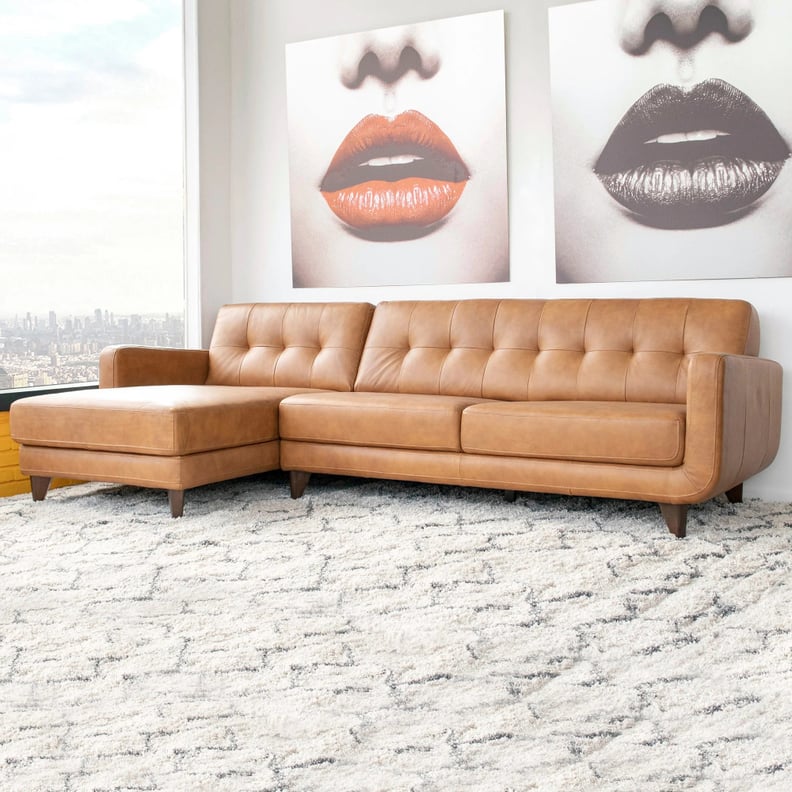 The Best Leather Sectional Sofa at Wayfair