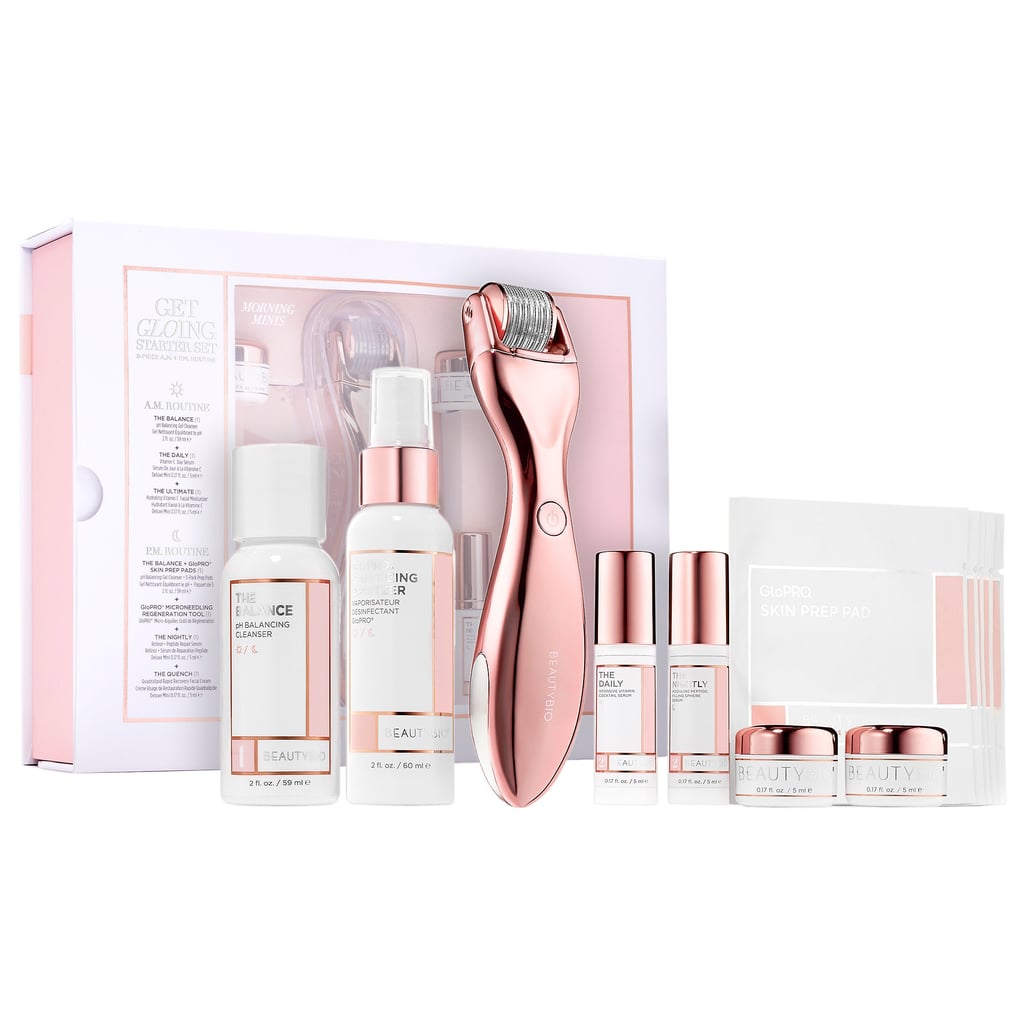 BeautyBio GloPRO® Microneedling Starter Set 8-Piece AM+PM Routine