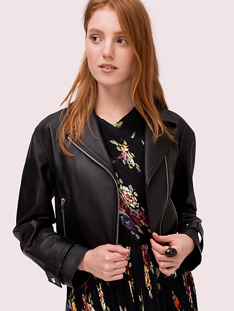 Kate Spade New York Leather Moto Jacket