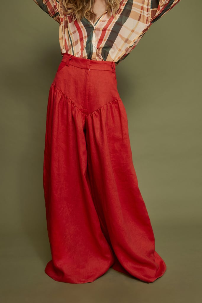 Red Rasta Linen Pant