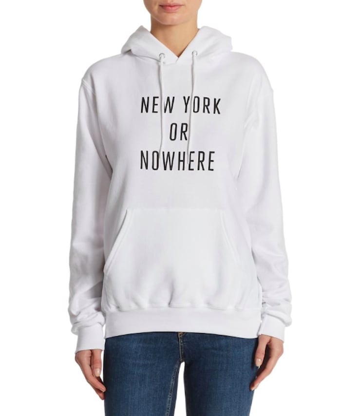 Knowlita New York or Nowhere Hooded Cotton Sweatshirt