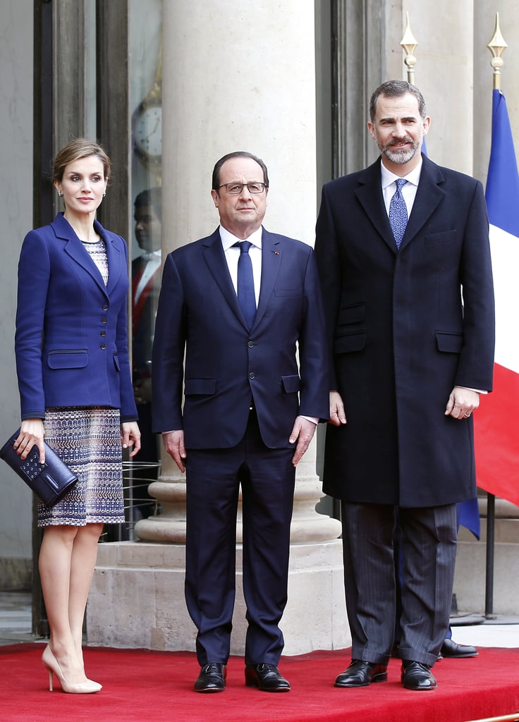 King Felipe VI and Queen Letizia in France March 2015