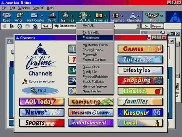 Not Knowing What To Do With Channels AOL In The 90s POPSUGAR Tech Not Knowing What To Do With Channels AOL In The 90s POPSUGAR Tech