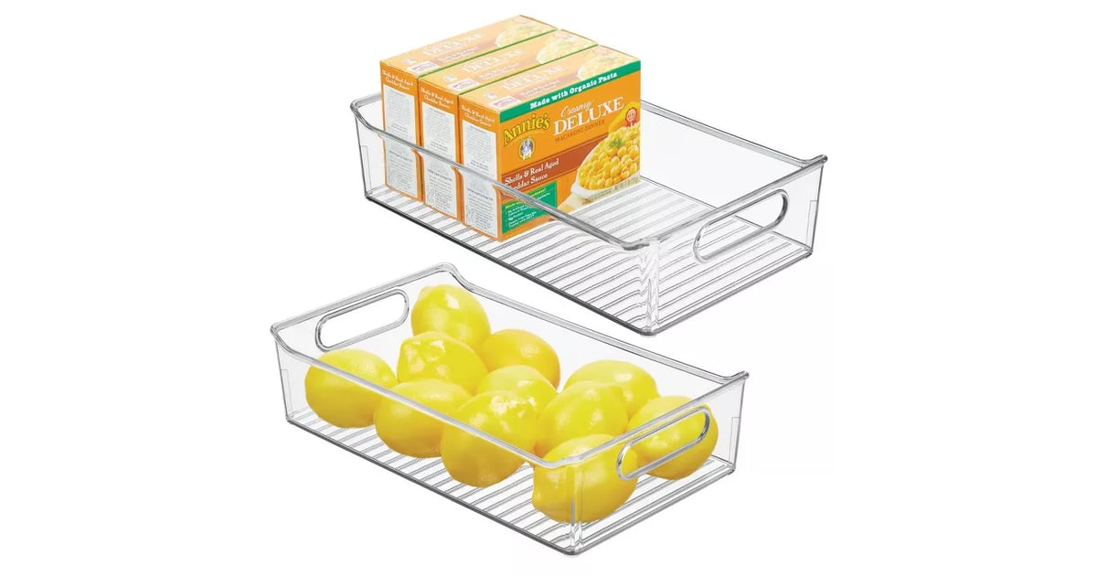Mdesign Wide Plastic Kitchen Pantry Cabinet Food Storage Bin Give Your Kitchen The Upgrade It S Been Begging For With These 23 Useful Organizers Popsugar Home Photo 22