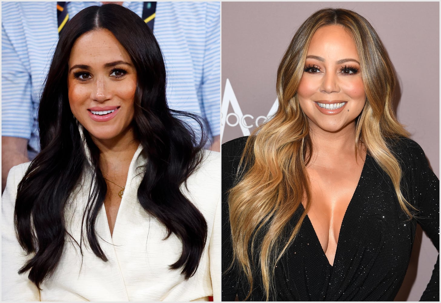 Meghan Markle and Mariah Carey.