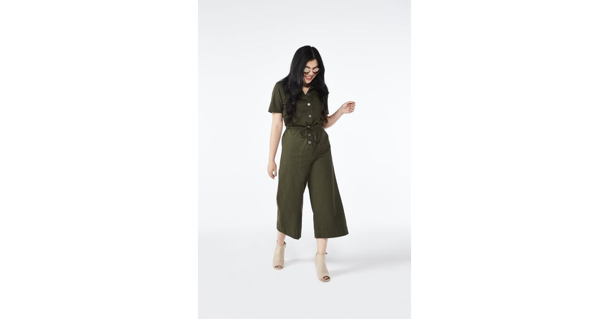POPSUGAR Collection at Kohl's Green Utility Jumpsuit Shopping Guide
