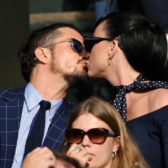 Katy Perry and Orlando Bloom Kiss at Wimbledon 2023