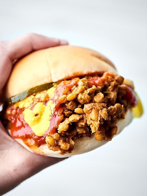 Instant Pot Lentils Sloppy Joes