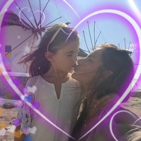 "I love u to the [moon and stars emoji] and back  #AnjaLouise #birthdaygirl #soulmate #bff #mygirl"